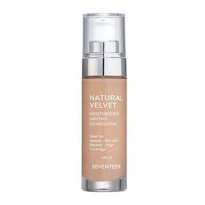 Seventeen natural velvet longlasting matte foundation, , medium
