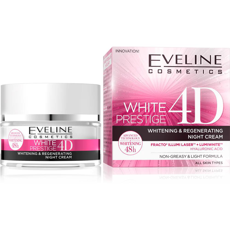 Eveline cosmetics-white prestige 4d whitening and regenerating night cream, , medium-null