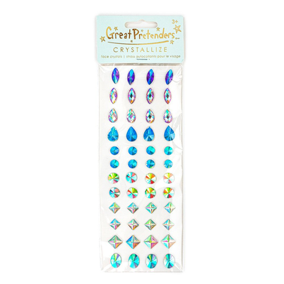Crystals face stickers