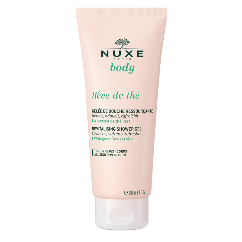 Nuxe reve de the body revitalising shower gel 200ml, , medium-null