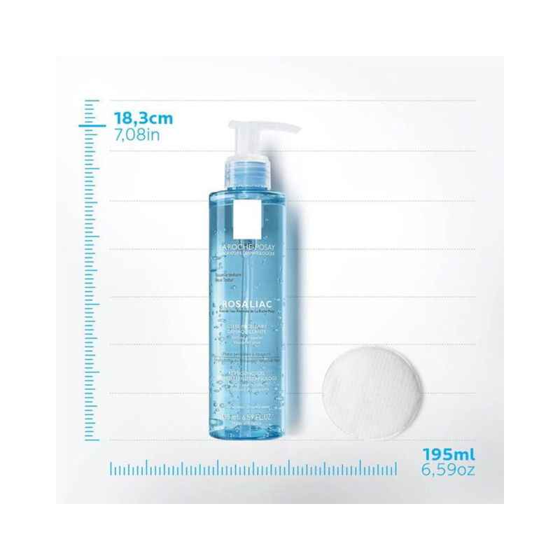 La roche-posay rosaliac micellar make-up removal gel 195 ml, , medium-null