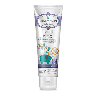 Pharmasept baby care liquid powder &kappa;&rho;έ&mu;&alpha; &sigma;ώ&mu;&alpha;&tau;&omicron;&sigmaf; &mu;&epsilon; &phi;&upsilon;&sigma;&iota;&kappa;ή &pi;&omicron;ύ&delta;&rho;&alpha; 150 ml, , medium