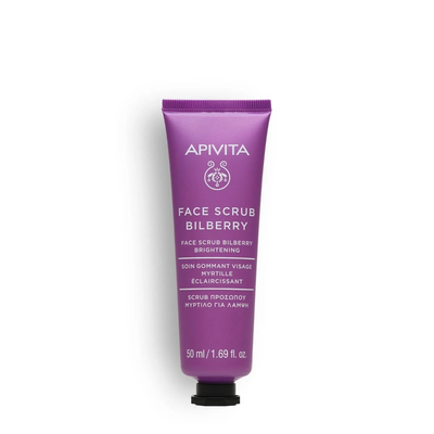 Apivita face scrub bilberry 50ml, , medium