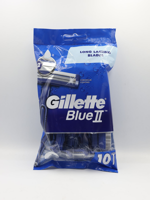 Gillette blue II plus 10x