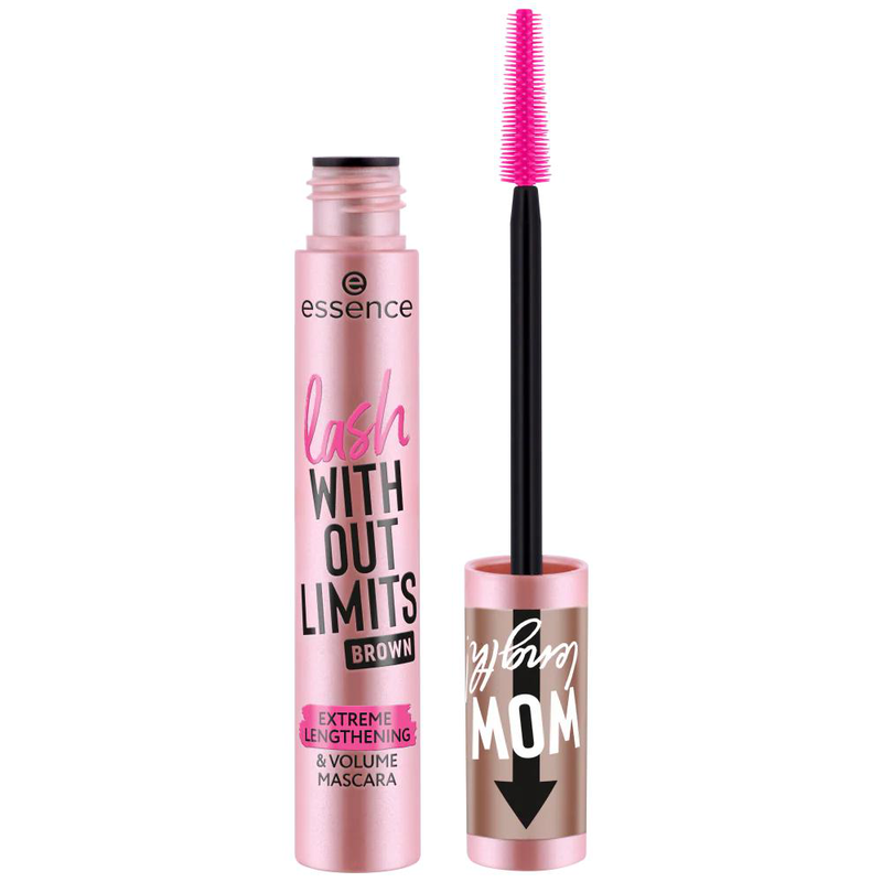 Essence lash without limits - extreme lengthening and volume mascara brown-null