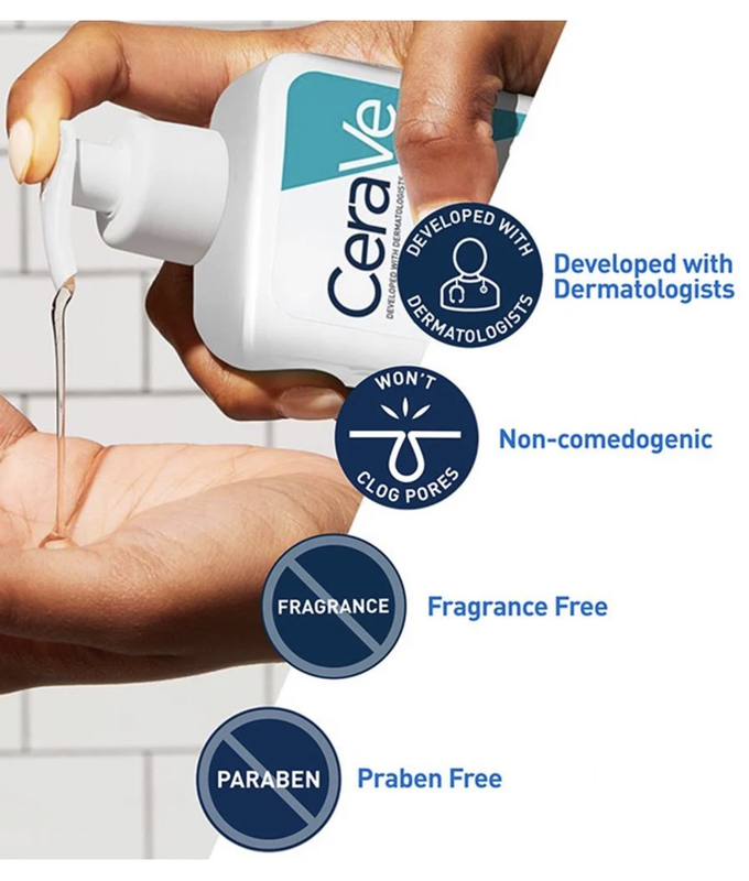 Cerave acne control cleanser, 2% salicylic acid treatment formulated with niacinamide + ceramides + oil absorbing clay, Gentle face wash helps clear & prevent acne, fragrance free, 16 ounce-null