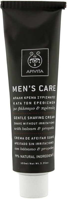 Apivita men's care Gentle shaving cream with balsam & propolis x 100ml image number null