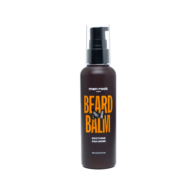 Men rock beard oak moss balm soothing, , medium