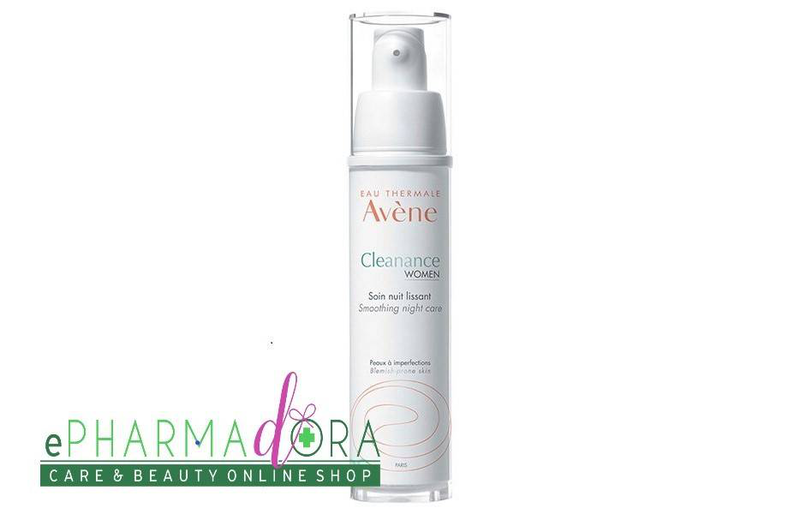 Product image: Avene cleanance women soin nuit, soothing night care for blemish prone skin 30ml-null