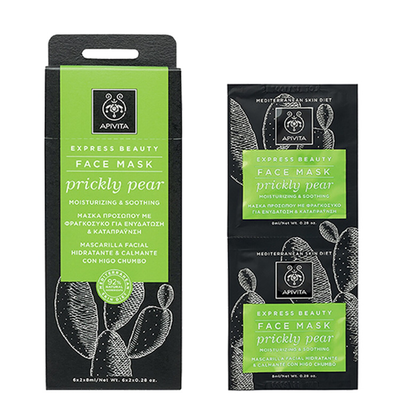 Apivita express pricly pear face mask 2*8ml, , medium