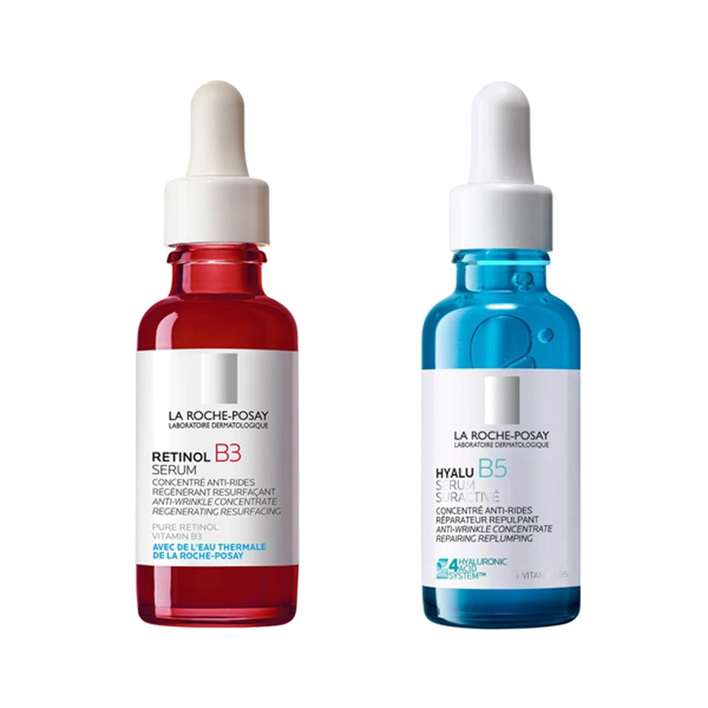 La roche-posay set &mu;&epsilon; retinol &beta;3 &alpha;&nu;&tau;&iota;&rho;&upsilon;&tau;&iota;&delta;&iota;&kappa;ό&sigmaf; &omicron;&rho;ό&sigmaf; &pi;&rho;&omicron;&sigma;ώ&pi;&omicron;&upsilon; 30 ml &kappa;&alpha;&iota; &delta;ώ&rho;&omicron; hyalu b5 suractivated serum 10 ml-null