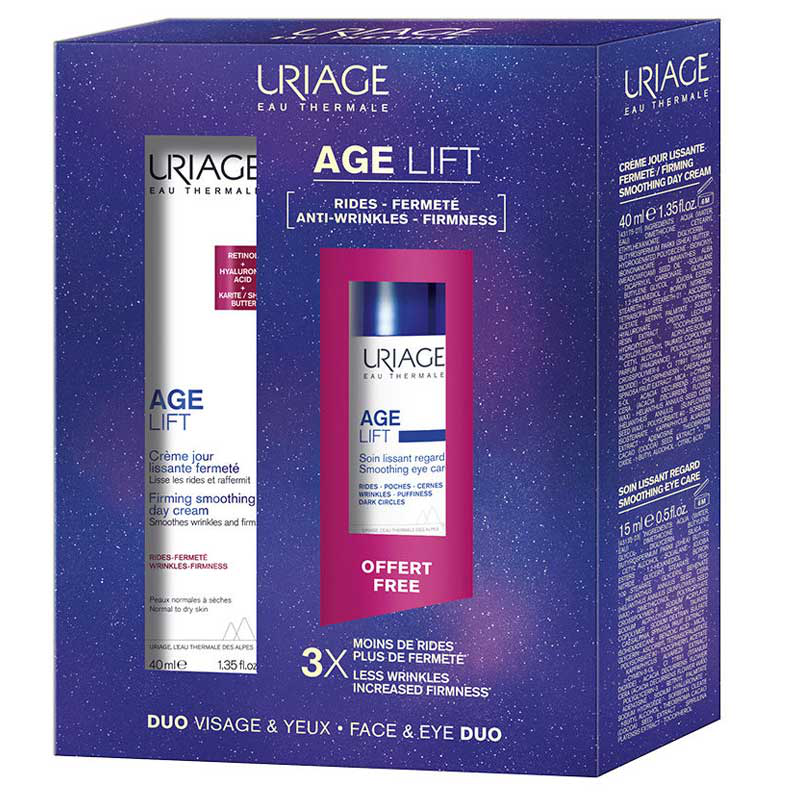 Product image: Uriage age lift firming smoothing day cream 40ml + smoothing eye care 15ml-null