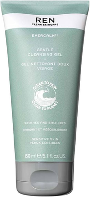 Ren clean skincare evercalm Gentle cleansing gel. Refreshing, comforting gel cleanser for sensitive skin 150ml, , medium
