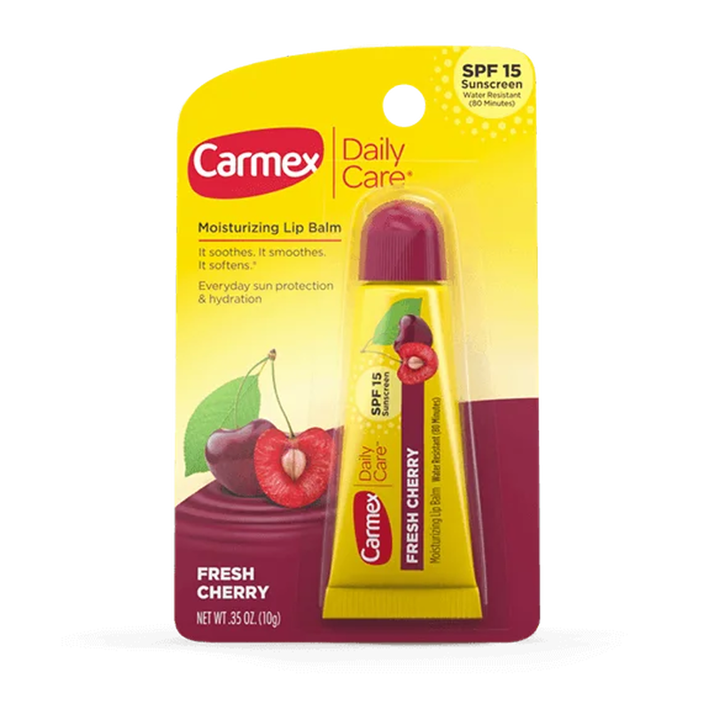 Carmex lip balm cherry tube 10g image number null