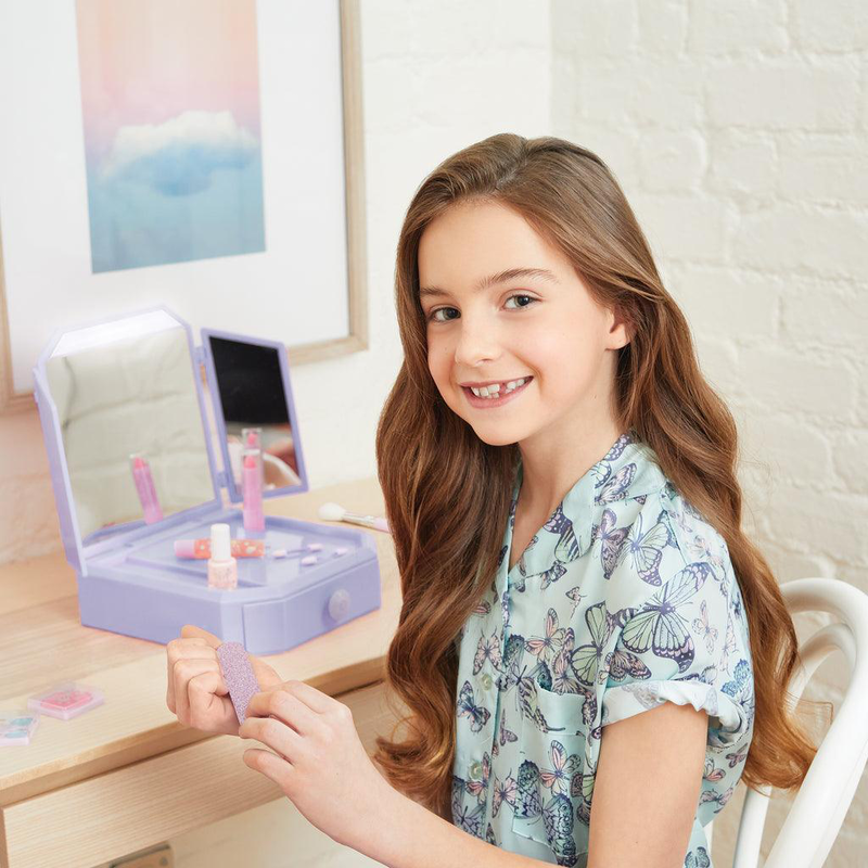 Make it real deluxe light-up vanity & cosmetic set, , medium image number null