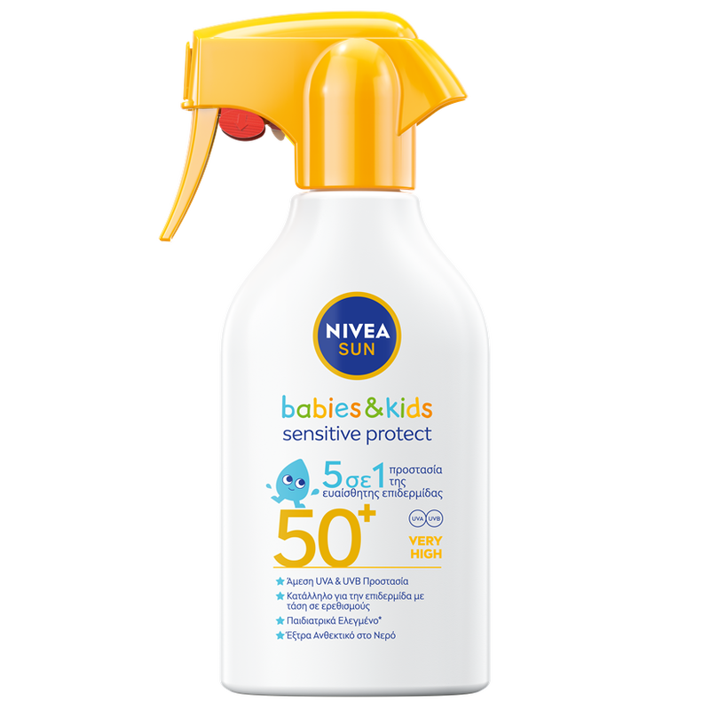 Nivea Kids Sensitive Trigger Sunscreen SPF50+ 270ml-null