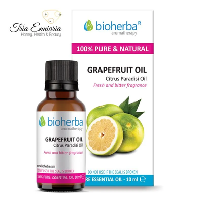 Grapefruit, pure essential oil, 10 ml, bioherba