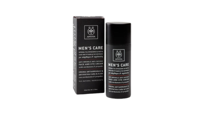 Apivita men's care anti-wrinkle anti-fatigue face & eye cream with cardamom & propolis, 50ml, , medium