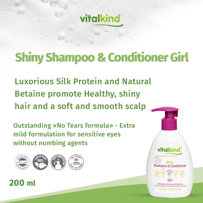 Vitalkind shiny shampoo & conditioner girl, , medium image number null