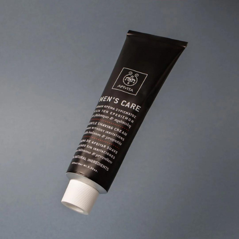 Apivita men's care Gentle shaving cream with balsam & propolis x 100ml-null