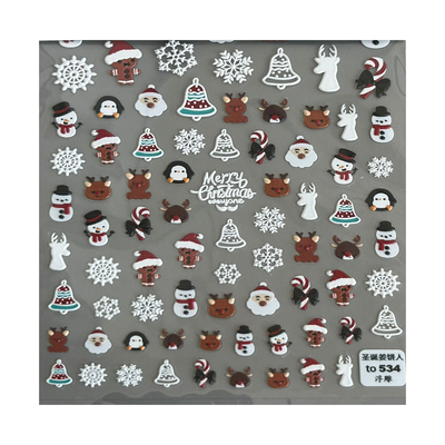Christmas stickers 3d, , medium