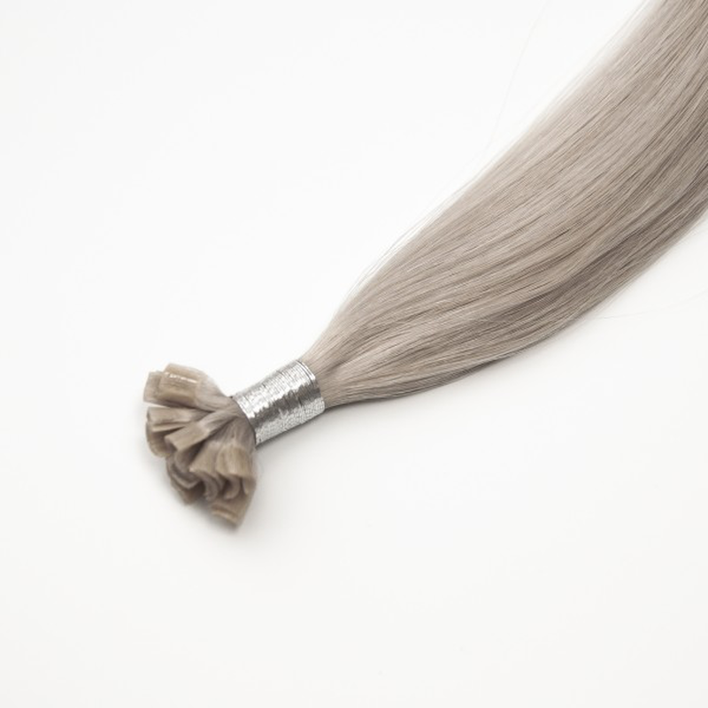Nail tip premium hair 46-48cm light grey/moonlight, , medium image number null