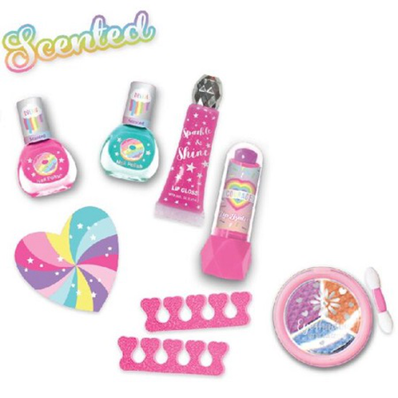 Hot focus rainbow portable cosmetic set 8y+ 043rb, , medium-null