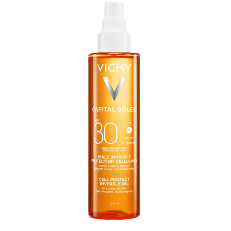 Vichy capital soleil cell protect invisible oil &alpha;ό&rho;&alpha;&tau;&omicron; &lambda;ά&delta;&iota; &sigma;ώ&mu;&alpha;&tau;&omicron;&sigmaf; SPF30 200 ml-null