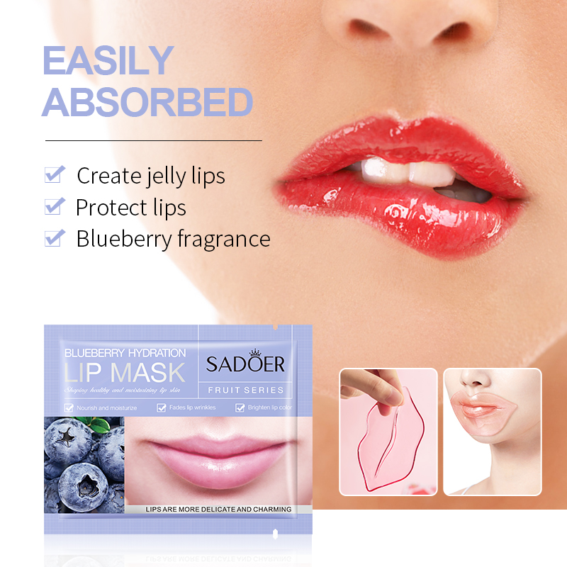 Sadoer blueberry hydration lip mask, , medium image number null