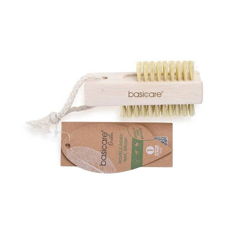 Basicare bamboo double sided nail brush 2806, , medium image number null