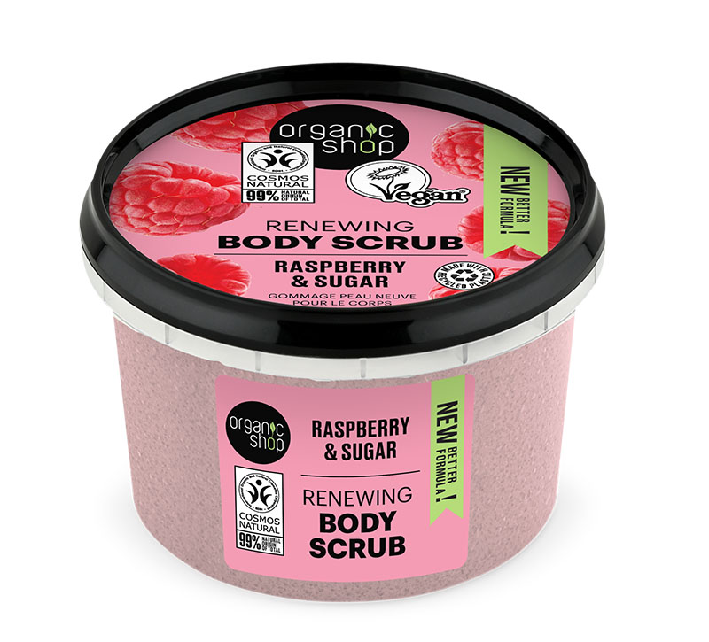 Body scrub raspberry & sugar renewing, , medium-null