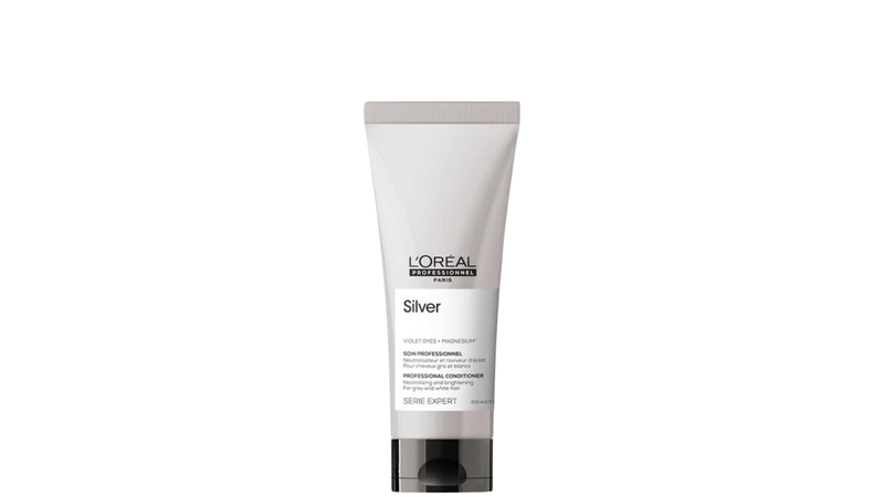 Lor&eacute;al professionnel serie expert silver colour protection conditioner for dyed hair 200ml-null