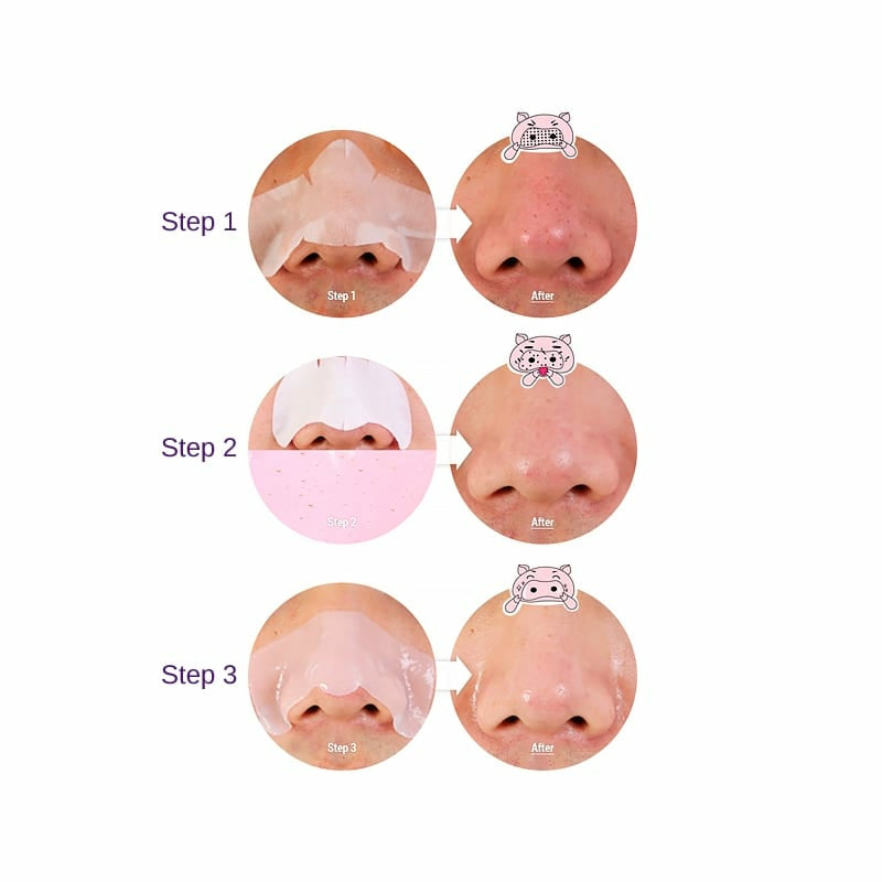 Holika holika pig nose clear blackhead 3-step kit, , medium-null