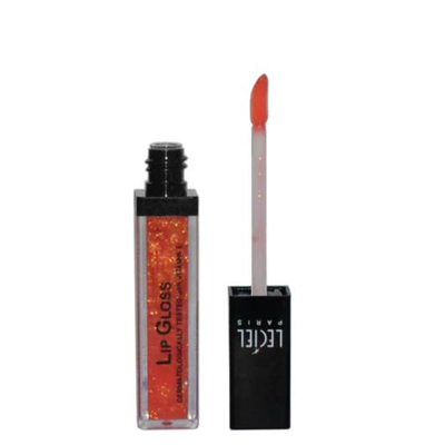 Leciel shiny lip gloss orange red