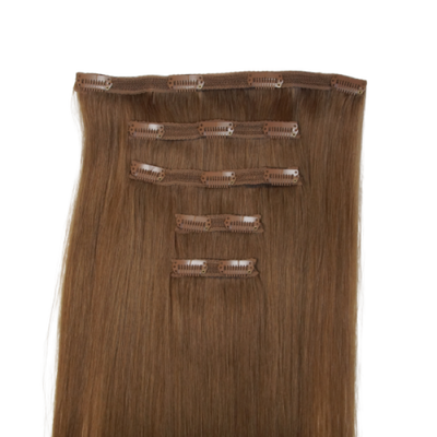 Clip in 5 pcs classic 50-52cm 6/gingerbread