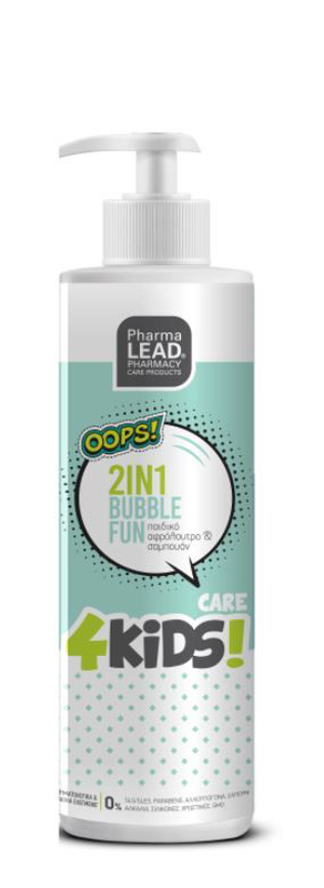 Pharmalead 4kids 2 in1 bubble fun, shampoo & shower gel, 500ml image number null