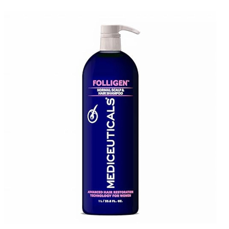 Mediceuticals womens folligen shampoo for hair loss - 1000ml, , medium-null