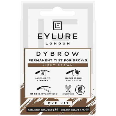 Eylure dybrow dye kit βαφή για τα φρύδια light brown 1τμχ, , medium