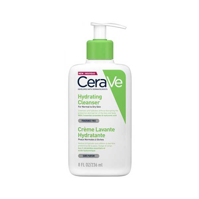 Cerave hydrating cleanser 236ml, , medium