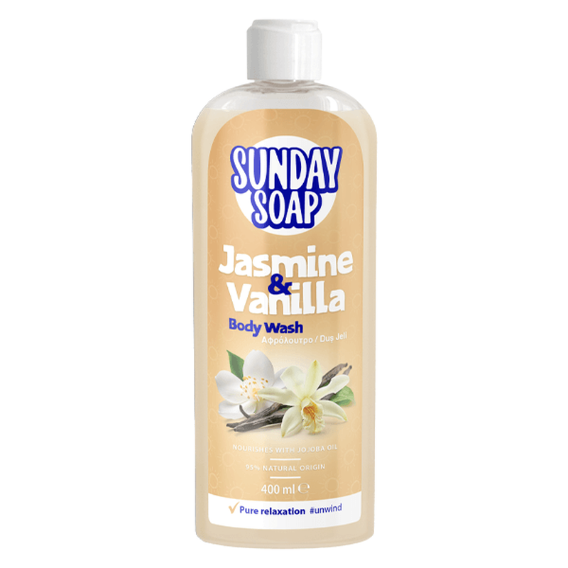 Jasmine & vanilla body wash (essentials collection)-null