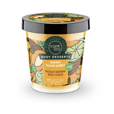 Body scrub desserts mango sugar sorbet, , medium