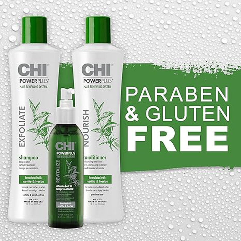 Chi powerplus starter kit with shampoo, conditioner and scalp treatment, , medium-null