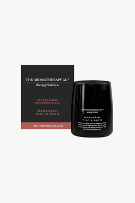 The mandarin mint & basil mini candle 80g, , medium