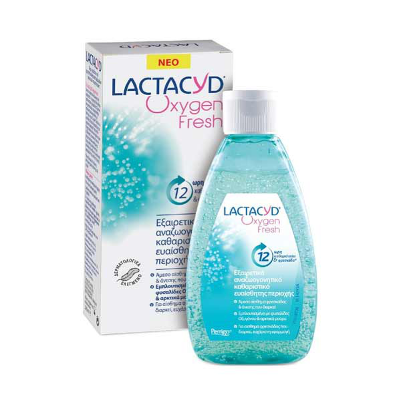 Lactacyd oxygen fresh refreshing cleanser 12&eta; 200ml-null