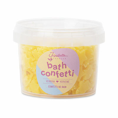 Isabelle lauren yellow bath confetti verbena, , medium