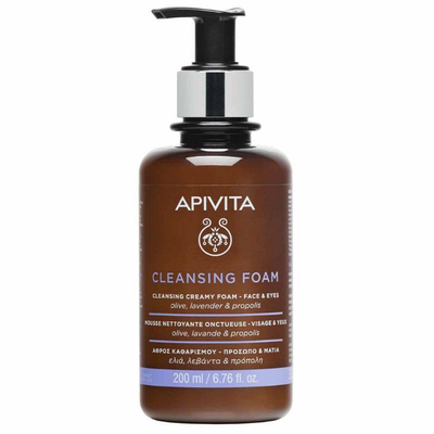 Apivita cleansing foam for face & eyes, , medium