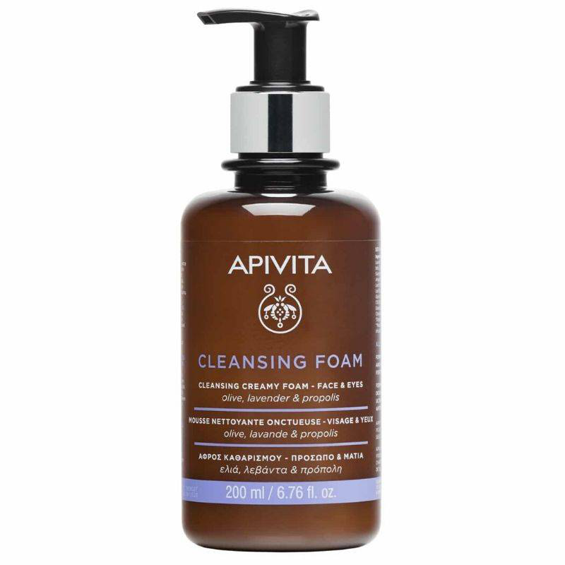 Apivita cleansing foam for face & eyes-null