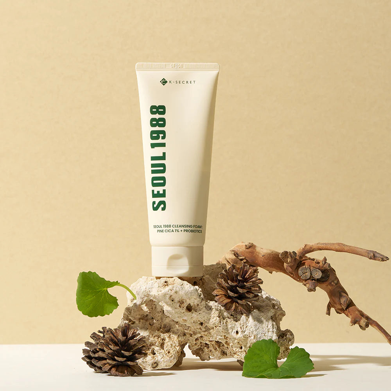 Ksecret seoul 1988 cleansing foam: pine cica 1% + probiotics - 150ml-null