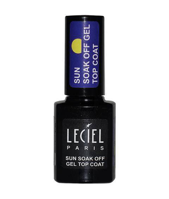 Leciel nail polish sun soak off gel top coat, , medium