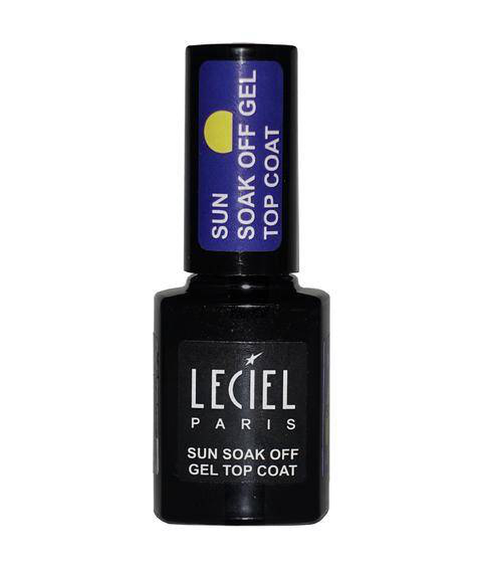 Leciel nail polish sun soak off gel top coat-null